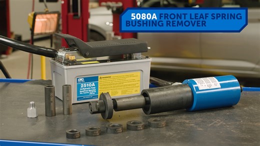 2.4K views · 36 reactions | For reliable, professional-grade suspension service: The OTC 5080A. This Front Leaf Spring and Bushing Service Set is a testament to precision engineering, ensuring clean removal and accurate installation of even the most difficult bushings. Elevate your shop's reputation for quality and efficiency. Witness the 5080A in action and upgrade your capabilities!   Elevate Your Service: [https://bit.ly/3Z0iiWi%5D] | OTC Tools | Facebook