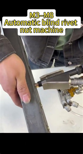 Automatic blind rivet nut machine . #RivetNutMachine #AutomaticRiveting #BlindRivetNut #Industrial