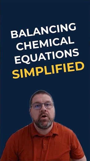 Balancing Equations Made Easy! #chemistry #balancingequations #generalchemistry #stoichiometry