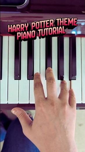 Harry Potter Theme 🪄🏆 (Hedwig's Theme) Easy #PianoTutorial #shorts #music #piano