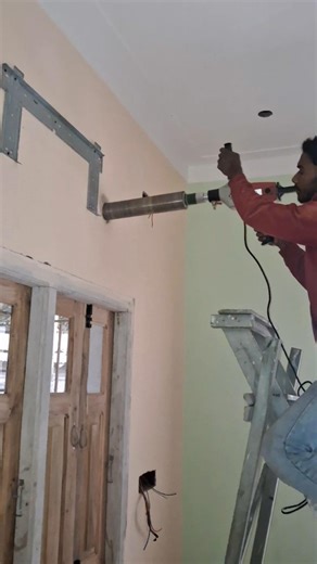 core cutting Drilling 76mm Wall Cutting Drill machine #mogish #corecutting #acinstallation #suri
