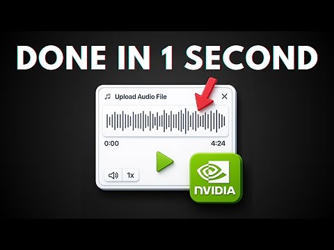 This Nvidia FREE AI Transcription is Insanely Fast (Parakeet TDT)