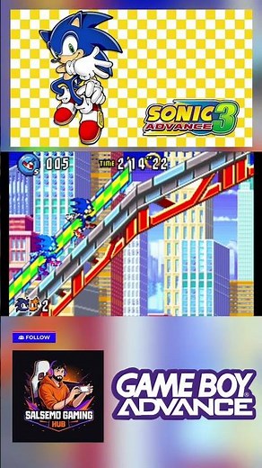 Sonic Advance 3 GBA Emulator Gameplay