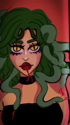 One of my old drawings, I’m open to any ideas or recomendations. Feel free to comment!💕💕☺️ #digitalart #snakes #medusa #artwork #art