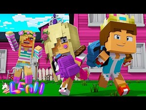 Little Leah's DAUGHTER RUNS AWAY FROM HOME... Minecraft