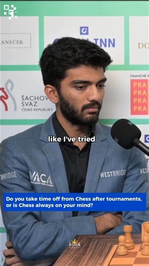 Does World Champion Gukesh take a break from Chess after tournaments? 😍❤️#chess #gukesh #shorts