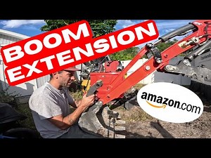 Mini Excavator Boom Extension Test (Amazon) | Dig Deeper Without a Bigger Machine