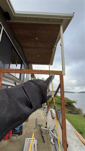 I removed the entire deck and saved the patio cover #deckrenovation #diy