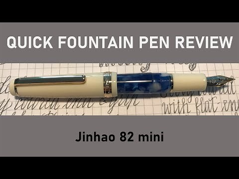 Jinhao 82 mini Quick Fountain Pen Review