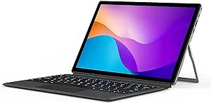 ALLDOCUBE 2 in 1 Detachable Laptop Touchscreen, Tablet 10.1" with Keyboard, Windows 10, Intel Celeron N4020, 4GB RAM, 128GB Memory,FHD IPS Display 1920x1200, 2.4G+5G WiFi, Bluetooth 4.2, Type C, HDMI