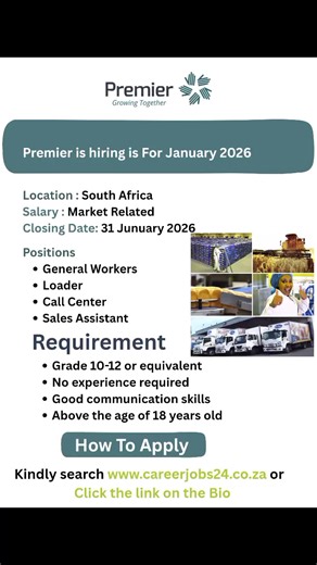 General Worker Job Opportunities in South Africa