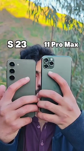 FD Khan on Instagram: "Iphone 11 pro Max vs Samsung s23 simple camera comparison +editing tutorial 📲🔥🥀#editing #instagram #viralvideos #iphones #samsung"