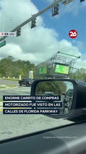 🛒 ENORME CARRITO de COMPRAS MOTORIZADO fue VISTO en las CALLES de FLORIDA PARKWAY