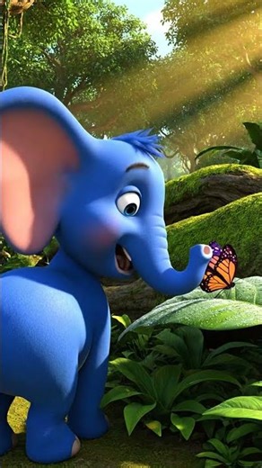 "Amazing! A pretty baby elephant and such a defenseless hoot is not at all small."