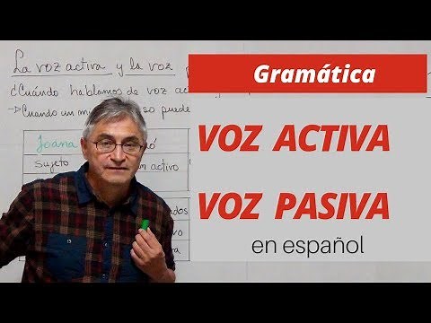 The active voice and the passive voice in Spanish