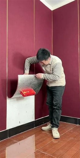 Modern simple style decoration #3D Self-Adhesive Wall Renovation ideas #homedecor #shortsfeed