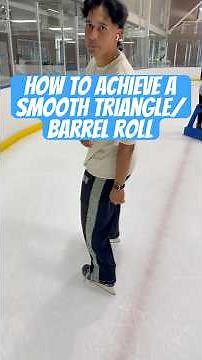 How to get a smoother barrel roll #freestyleskating #iceskating