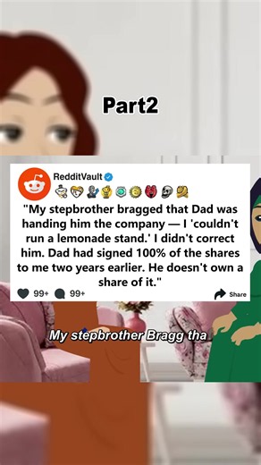 Dad Quietly Signed the Company to Me — My Stepbrother Bragged