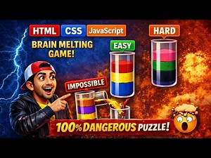 3D Water Sort Puzzle Game using HTML, CSS & JavaScript #javascript #watersortpuzzle #code