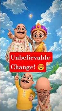 Magical Sky Transformation ✨ Cute 3D Cartoon Saree Girl | 8 Sec Fantasy Short#shorts