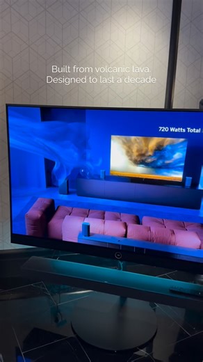 Elevate Your Lifestyle with Fuzion3 | Smart Home Automation on Instagram: "Where design meets durability. The back of this TV is crafted from volcanic lava — not just for looks, but for performance and longevity. ✔️ 2-year manufacturer guarantee ✔️ Replacement parts stocked for 10 years ✔️ 65” and below: simple ship-back RMA ✔️ 77” and above: on-site repair This is what premium technology looks like when it’s built to last — thoughtfully engineered, service-forward, and designed for elevated liv