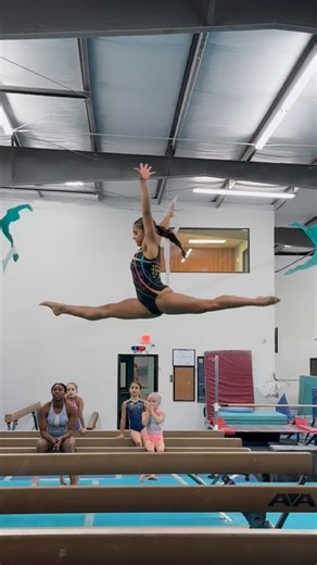 33 reactions | A simple skill — but when it’s done well, it sets you apart ✨ Beautiful split jump from @shilohaverygymnast during our split jump contest! #trusttheprocess #believelvl9 #splitjump #flexibility | Believe Gymnastics | Facebook