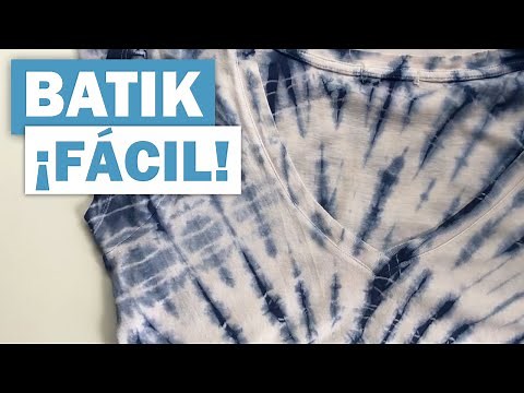 HOW TO MAKE BATIK WITH ANILINE IN MINUTES