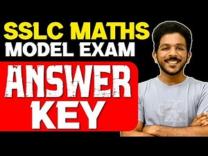 SSLC Maths | Model Exam Answer Key Analysis | Exam Winner SSLC