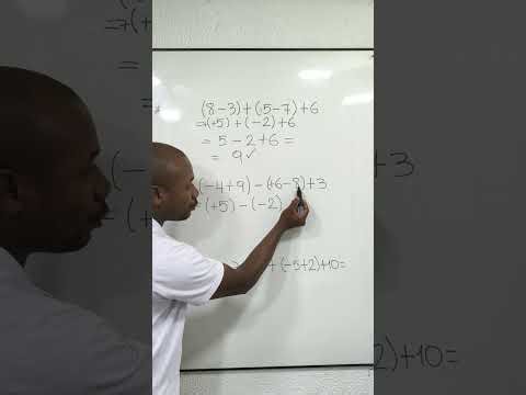 Operations with parentheses - Integers