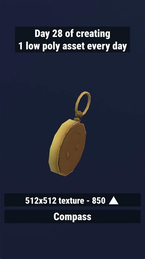 Day 28 of creating 1 low poly asset every day