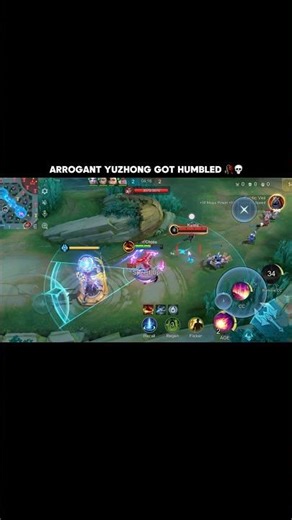 he got humbled 💀 #choou #mobilelegends #mlbb