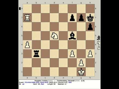 Drygalov, Andrey vs Truskavetsky, Alexandr | Russia Team Blitz Chess 2025, Sochi