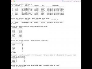 PostgreSQL DML Tutorial | SELECT, WHERE, UPDATE, DELETE, GROUP BY & HAVING