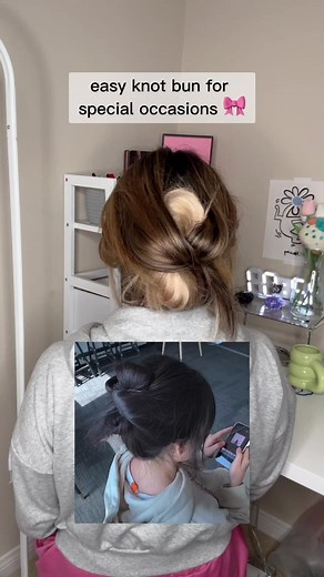Easy Knot Bun Hairstyle Tutorial for Special Occasions