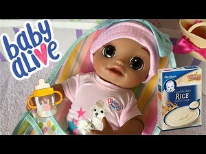 Baby Alive Real as can Be feeding and NIGHT ROUTINE baby Alive 2018