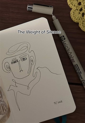 The Weight of Silence in One Line Art