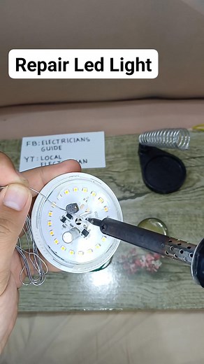 8.7K views · 38 reactions | Led Light repair . #electrician #relay #panelboard #control #power #technician #switch #wiring #DIY #electrical | Electricians Guide | Facebook