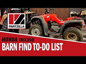 Honda TRX350 Rancher Restoration | 350 Rancher Barn Find | ATV Restoration Checklist | Partzilla.com