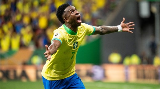 Brazil 2-1 Colombia: Vinicius Junior the hero deep in stoppage time