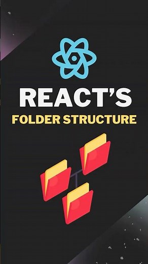 📁 React Folder Structure Explained Fast #reactjs #webdevelopment