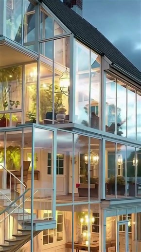 Would You Live Here The Ultimate Glass House 🌿#GlassHouse #dreamhome