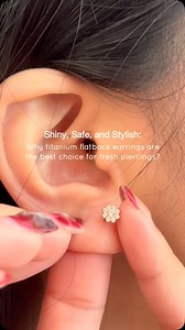 36 reactions | Titanium earrings as your first choice. ✨ For faster healing and safe piercings, titanium earrings will be your best friend. 勺 Shop our titanium earrings here: https://linktr.ee/stopandstyle #stopandstyle_ #earpiercing #piercing #titaniumearrings #needlepiercing #reels | Stop and Style | Facebook