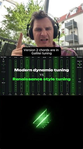 Just Intonation vs Galilei Tuning (The Sunny Side)