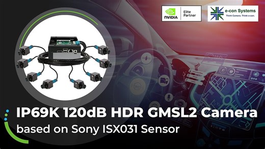 Superior HDR multi-camera solution to revolutionize autonomous mobility