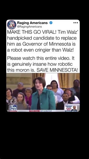 #mn #minnesota #walz Amy’s on deck 😂