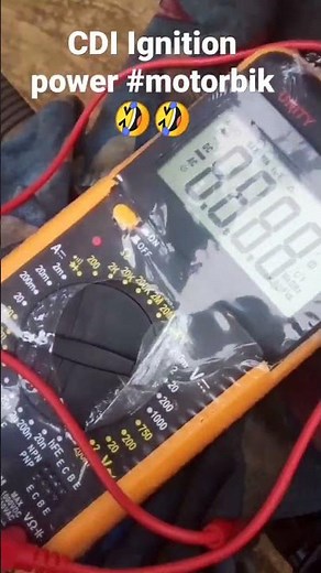 how checking cdi ignition valtage #motorcycle #motorbike #electronic