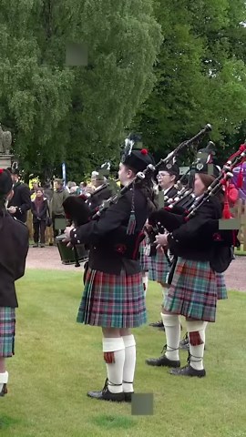 Strathisla Pipe Band, led by Drum Major Mike Morgan and Pipe Major Keith Morrison, playing "Castle Dangerous" into "Balmoral" during their displays at the 2023 Gordon Castle Highland Games. These were held at Gordon Castle Estate near Fochabers in Moray, Scotland on Sunday 21st May 2023. #scotland #gordoncastle #highlandgames #strathisla #pipeband | Scotland's Pipe Bands