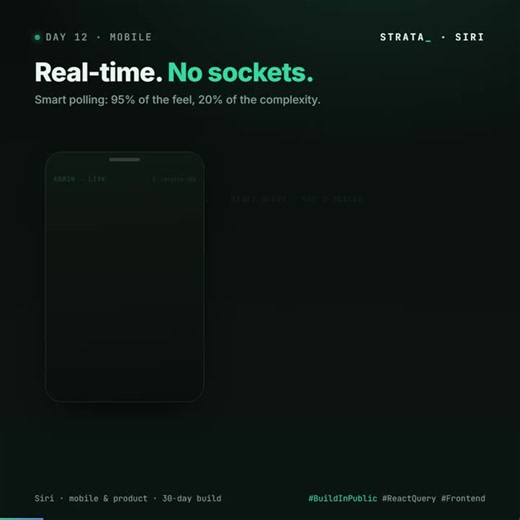 Faking Real-Time with React Query and Polling | Siri Chandana Siripurapu posted on the topic | LinkedIn