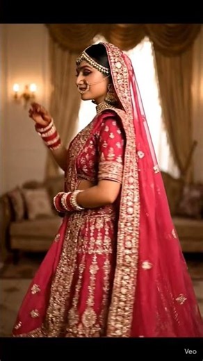 Full Bridal Transformation ❤️ | Indian Wedding Makeup#BridalGetReady#IndianBride