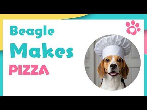 A Beagle Makes Pizza from Scratch | Cutest Chef Ever